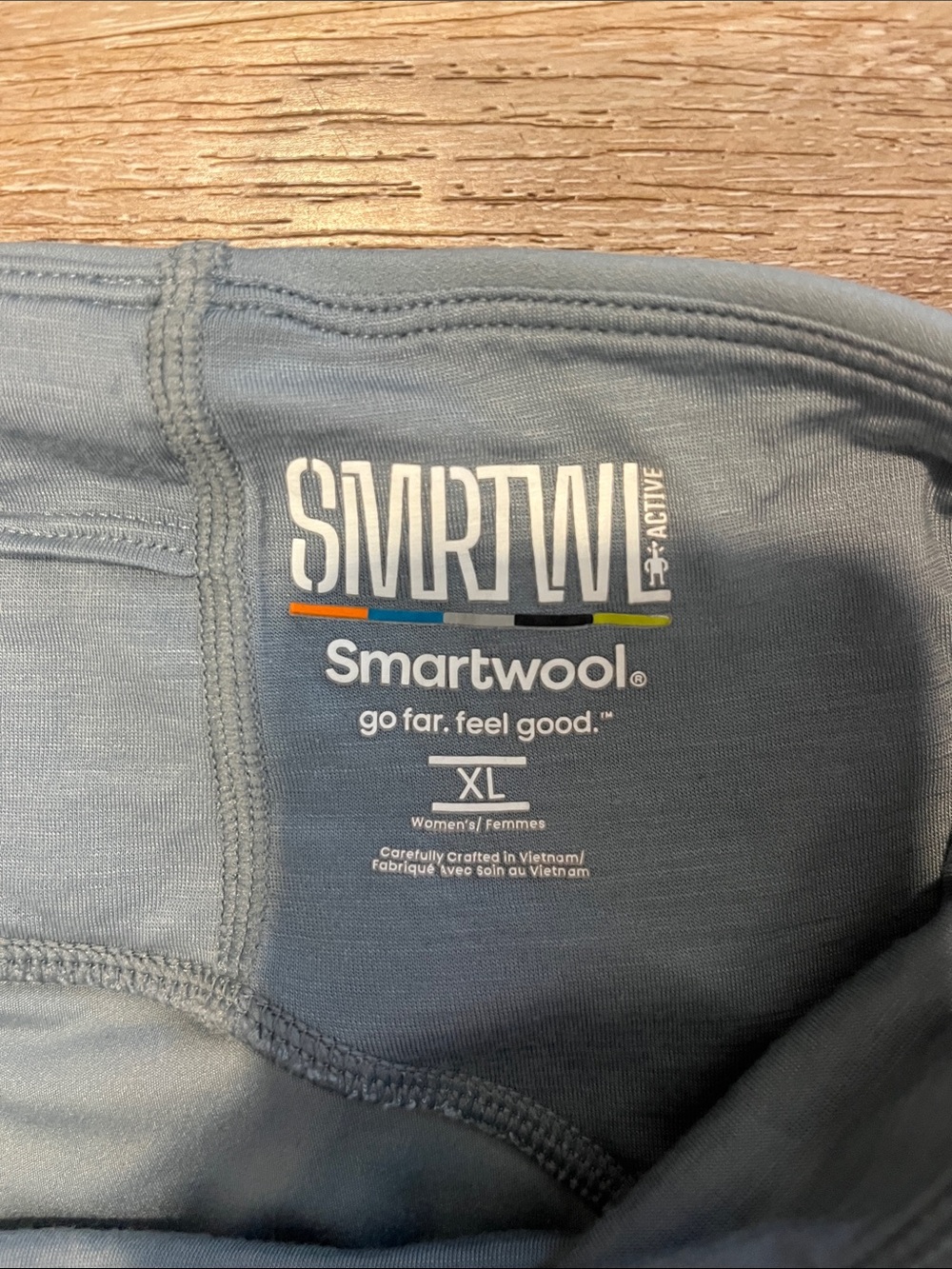 Smartwool Sage Green High-Waist Leggings with Side Pockets - Picture 2 of 8